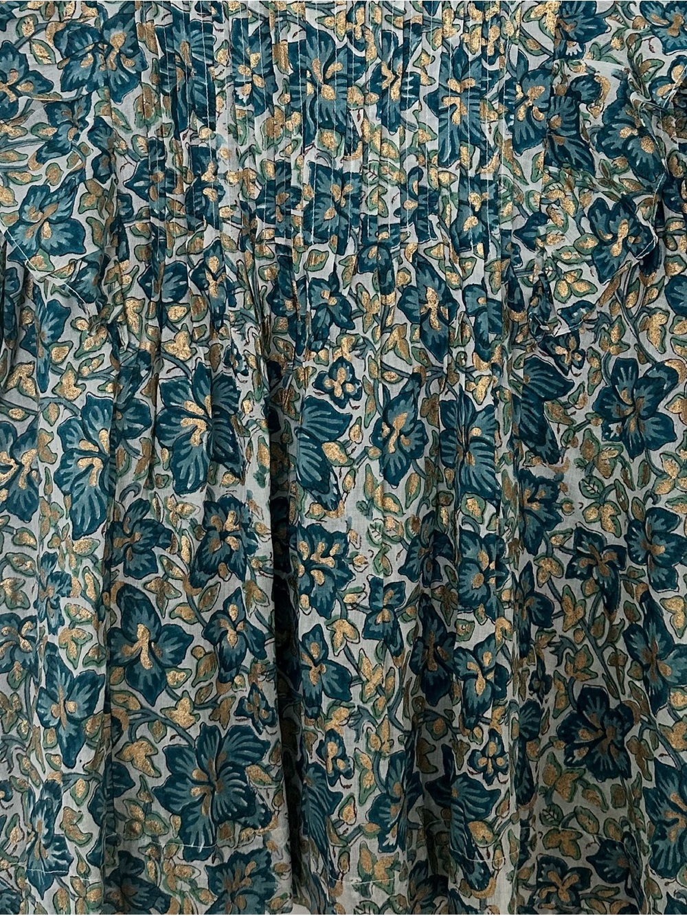 Oliphant Pintuck Ruffle Top - Picture 4 of 12